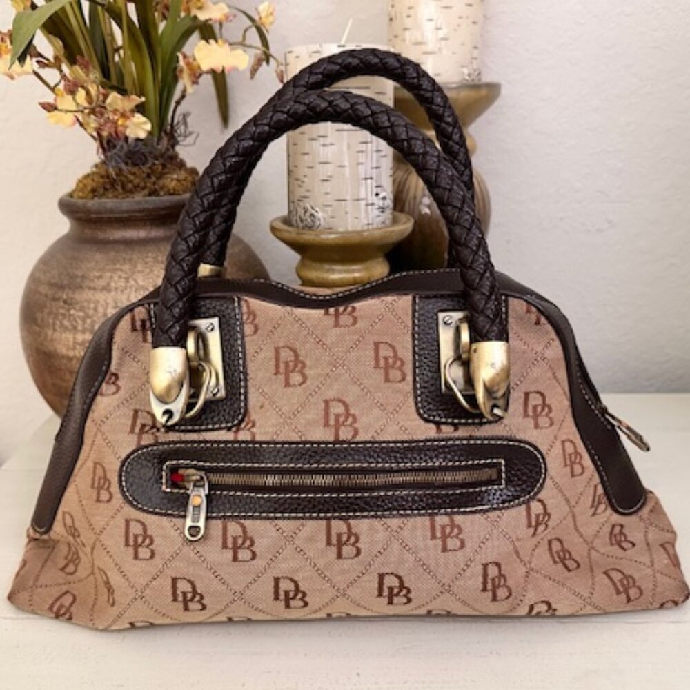 Dooney & Bourke Rare Vintage Monogram Satchel Limited Edition-VGVC